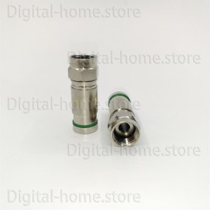 75 Ohm RG59/RG6 F Male Compression Connector RF Coaxial Plug(6)