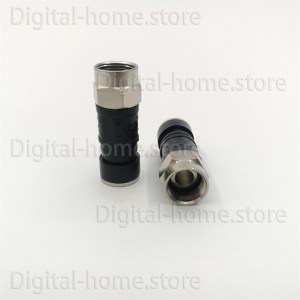 75 Ohm RG59/RG6 F Male Compression Connector South Korea RF Coaxial Plug(5)