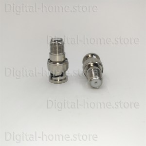 Brass F Female to BNC Male adapter RF Coaxial F Jack to BNC Plug connector