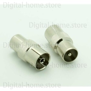 IEC/PAL/TV Male to IEC/PAL/TV Female adapter RF Coaxial IEC/PAL/TV Plug to IEC/PAL/TV Jack connector