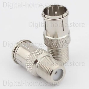 Quick F Male to F Female adapter RF Coaxial F Quick Plug to F Jack connector