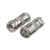 Quick F Male to F Male adapter RF Coaxial F Quick Plug to F Plug connector