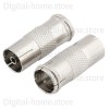 Quick F Male to IEC/PAL/TV Female adapter RF Coaxial F Quick Plug to IEC/PAL/TV Jack connector