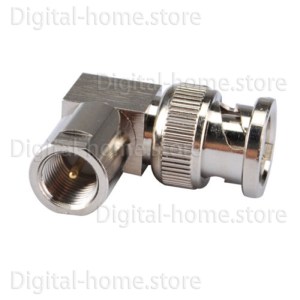 50 Ohm BNC male to FME male Right Angle Adapter BNC/FME-JJ(BNCJ/FMEJ) RF Coaxial BNC Plug to FME Plug 90° Connector