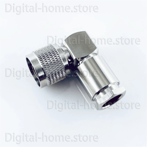 50 Ohm N Male Right Angle Connector Clamp/Solder 90° Plug Attachment for RG58/RG6/LMR400
