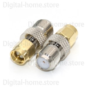 50 Ohm SMA Male to 75 Ohm F Female Adapter SMA/F-JK(SMAJ/FK) RF Coaxial SMA Plug to F Jack Connector