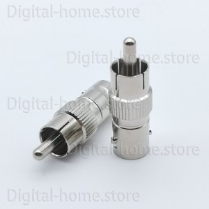 BNC Female to RCA Male adapter RF Coaxial BNC Jack to RCA Plug connector