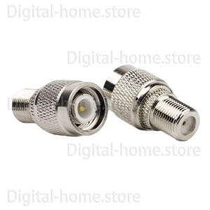 F female to TNC male Adapter F/TNC-KJ(FK/TNCJ) RF Coaxial F Jack to TNC Plug Connector