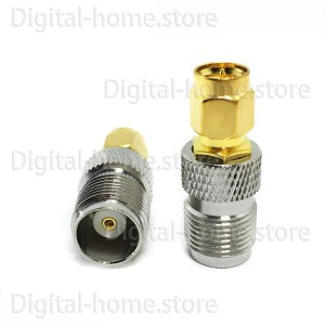 SMA male to TNC female Adapter SMA/TNC-JK(SMAJ/TNCK) RF Coaxial SMA Plug to TNC Jack Connector