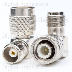 TNC male to TNC female Right Angle Adapter TNC/TNC-JK(TNCJ/TNCK) RF Coaxial TNC Plug to TNC Jack 90° Connector